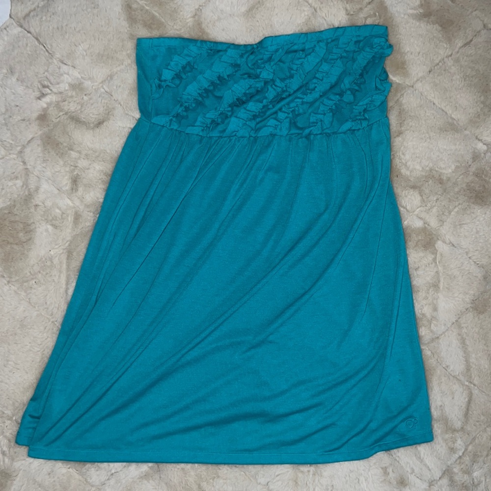 OP XL tube top over bathing suit cover never worn